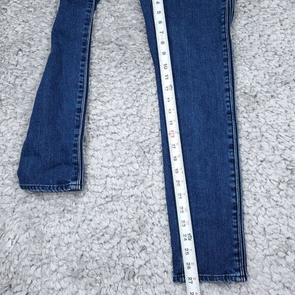 AG Adriano Goldschmied Prima Ankle Pintucked Cigarette Stretch Jeans Size 27 - Picture 13 of 13